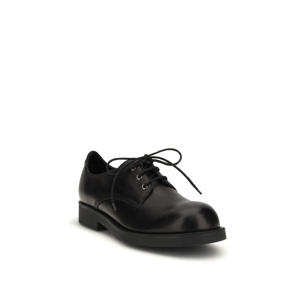 MM6 Black Calf Leather Bos Taurus Oxfords And Derbies | Regal Royce