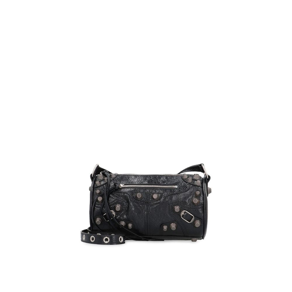 Balenciaga Black Lamb Leather Shoulder Bag | Regal Royce