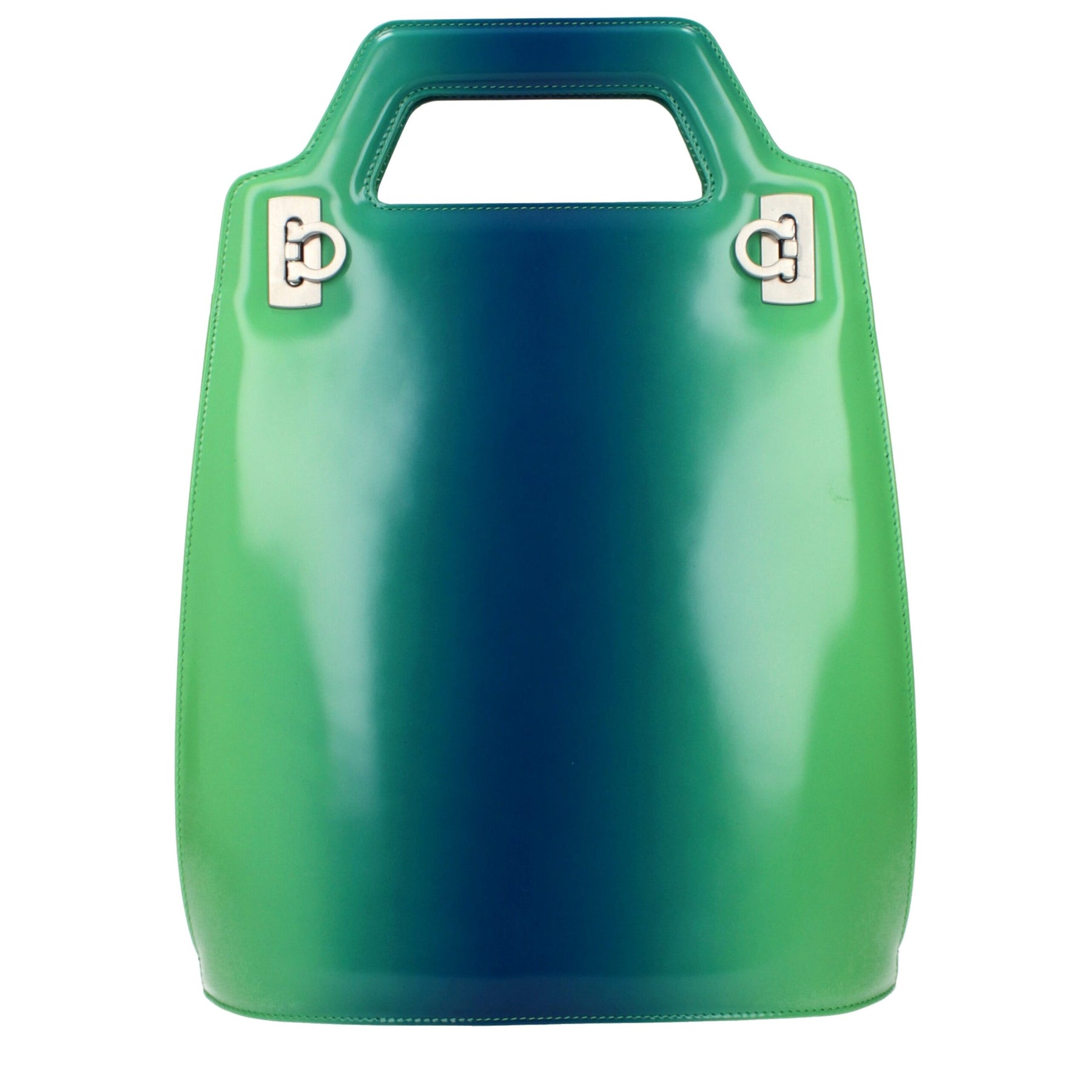 Salvatore Ferragamo Green Leather Handbag | Regal Royce