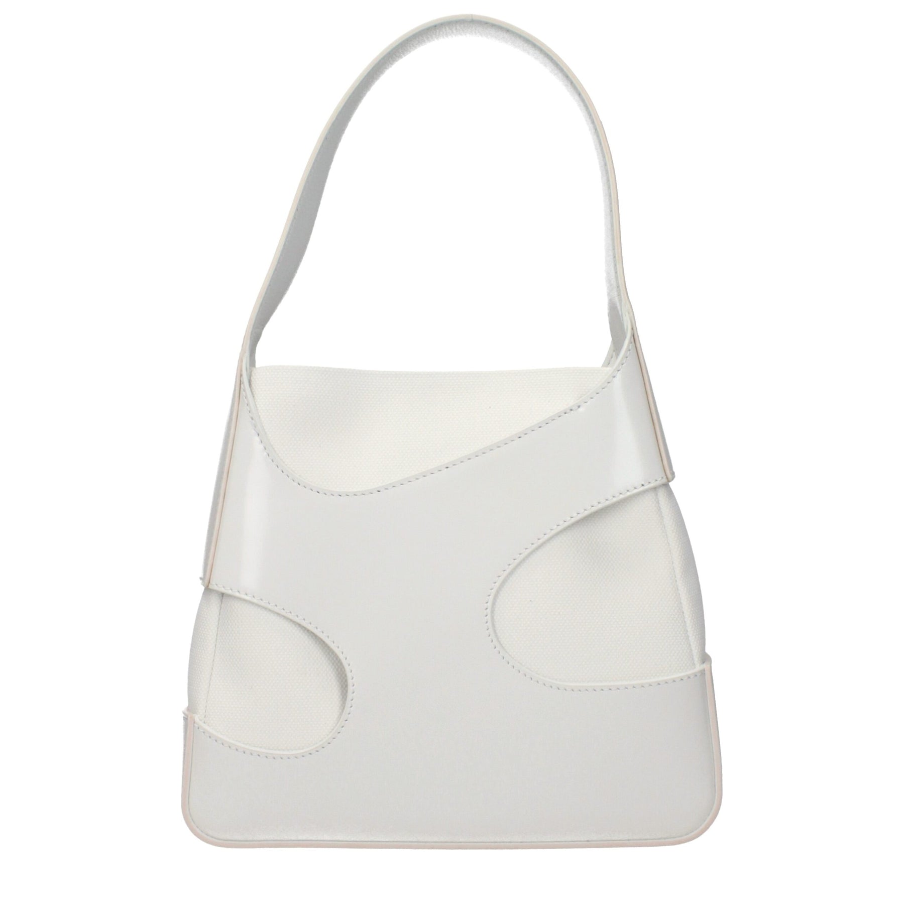 Salvatore Ferragamo White Fabric Handbag | Regal Royce
