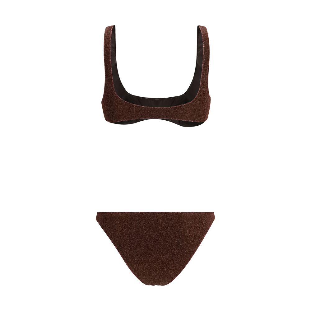 Oséree Brown Polyamide Bikini | Regal Royce