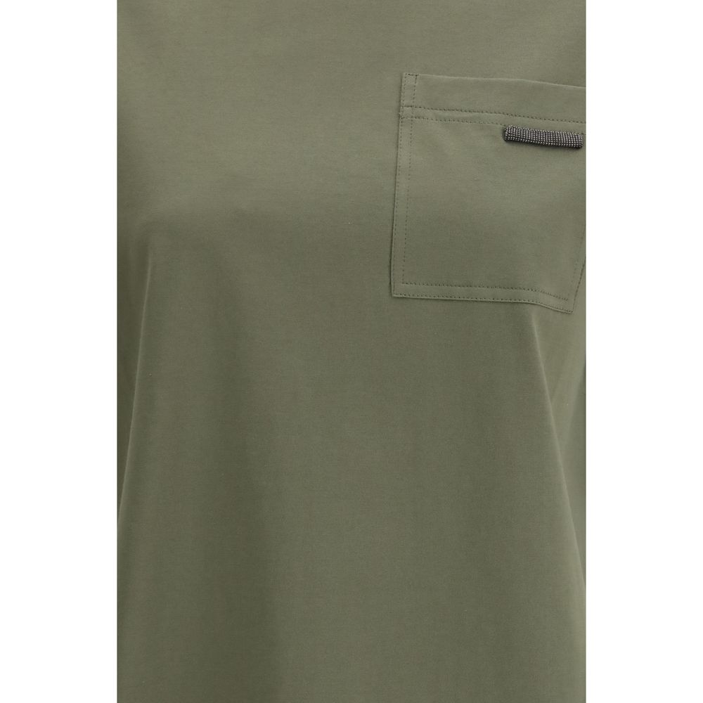 Brunello Cucinelli Bicolor Cotton T-Shirt | Regal Royce