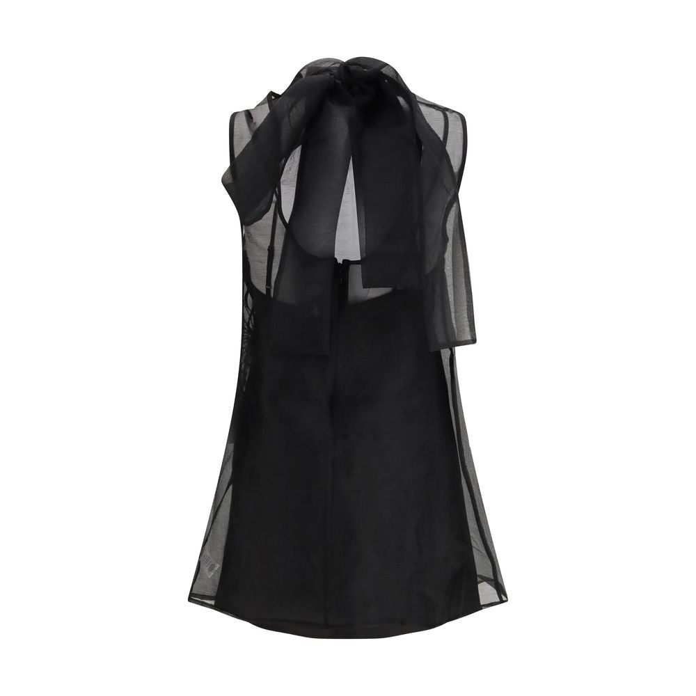 Staud Black Polyester Casual Dress | Regal Royce