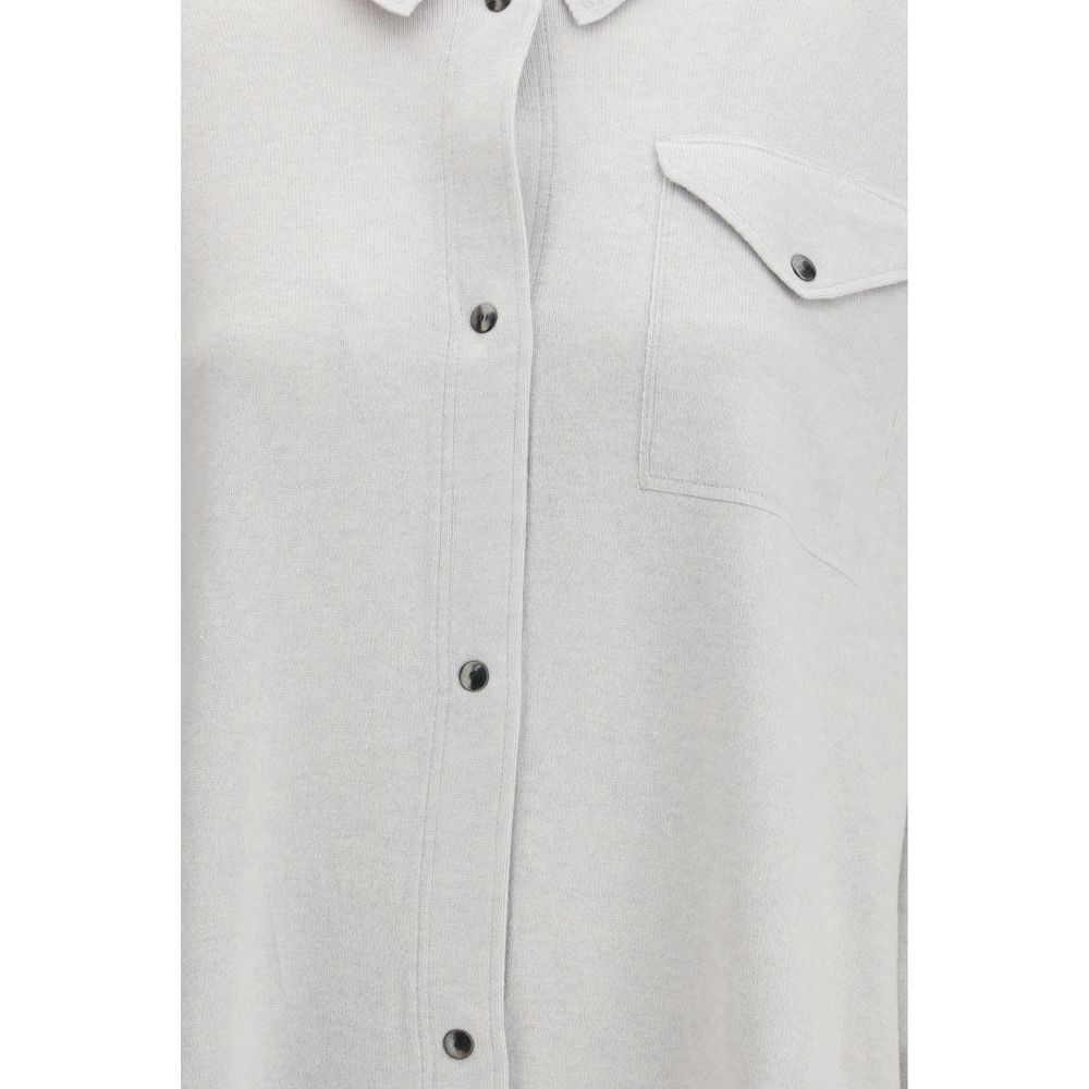 Fabiana Filippi Gray Fleece Wool Shirt | Regal Royce
