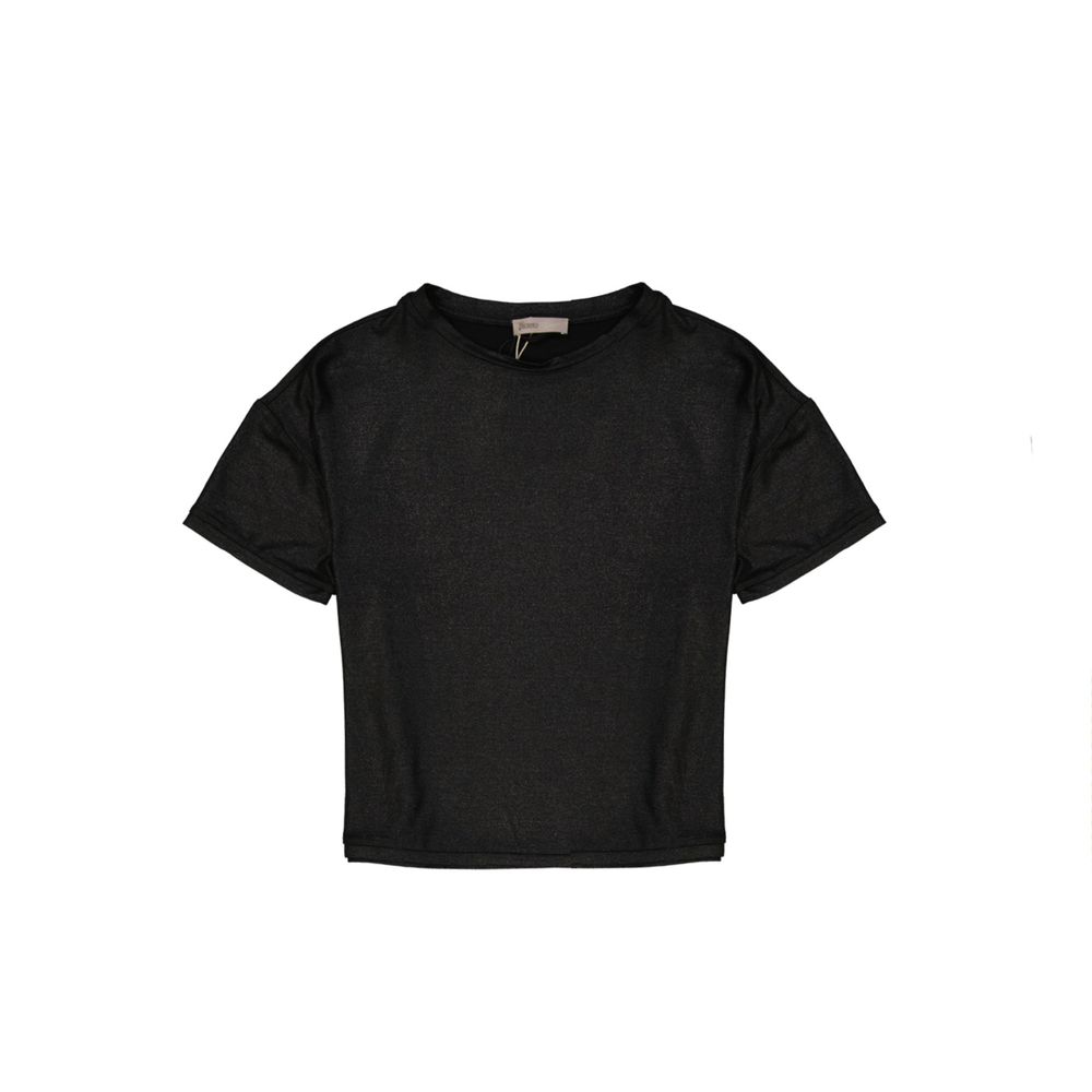 Herno Black Elastane T-Shirt | Regal Royce