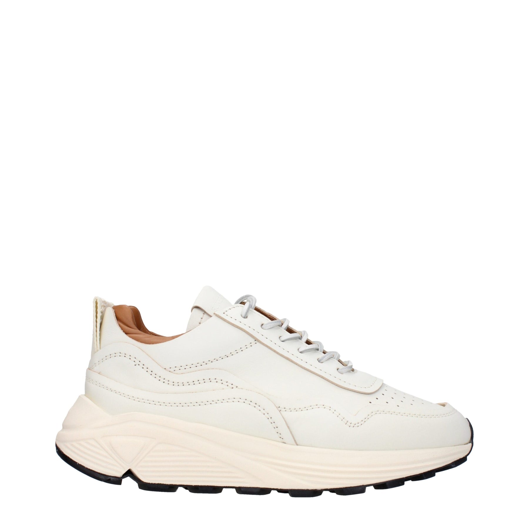 Buttero White Leather Low Top Sneakers | Regal Royce