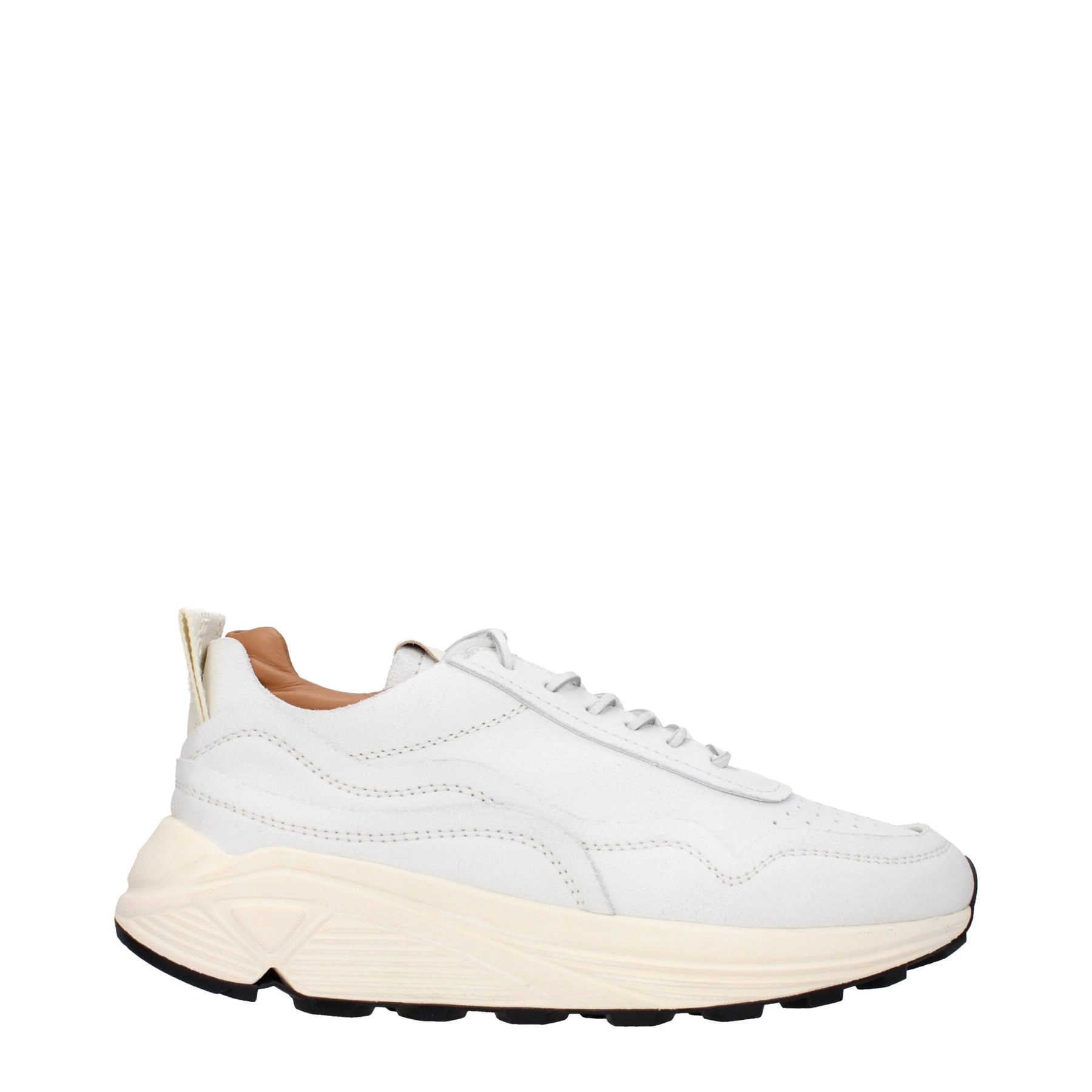 Buttero White Leather Chunky Sneakers | Regal Royce