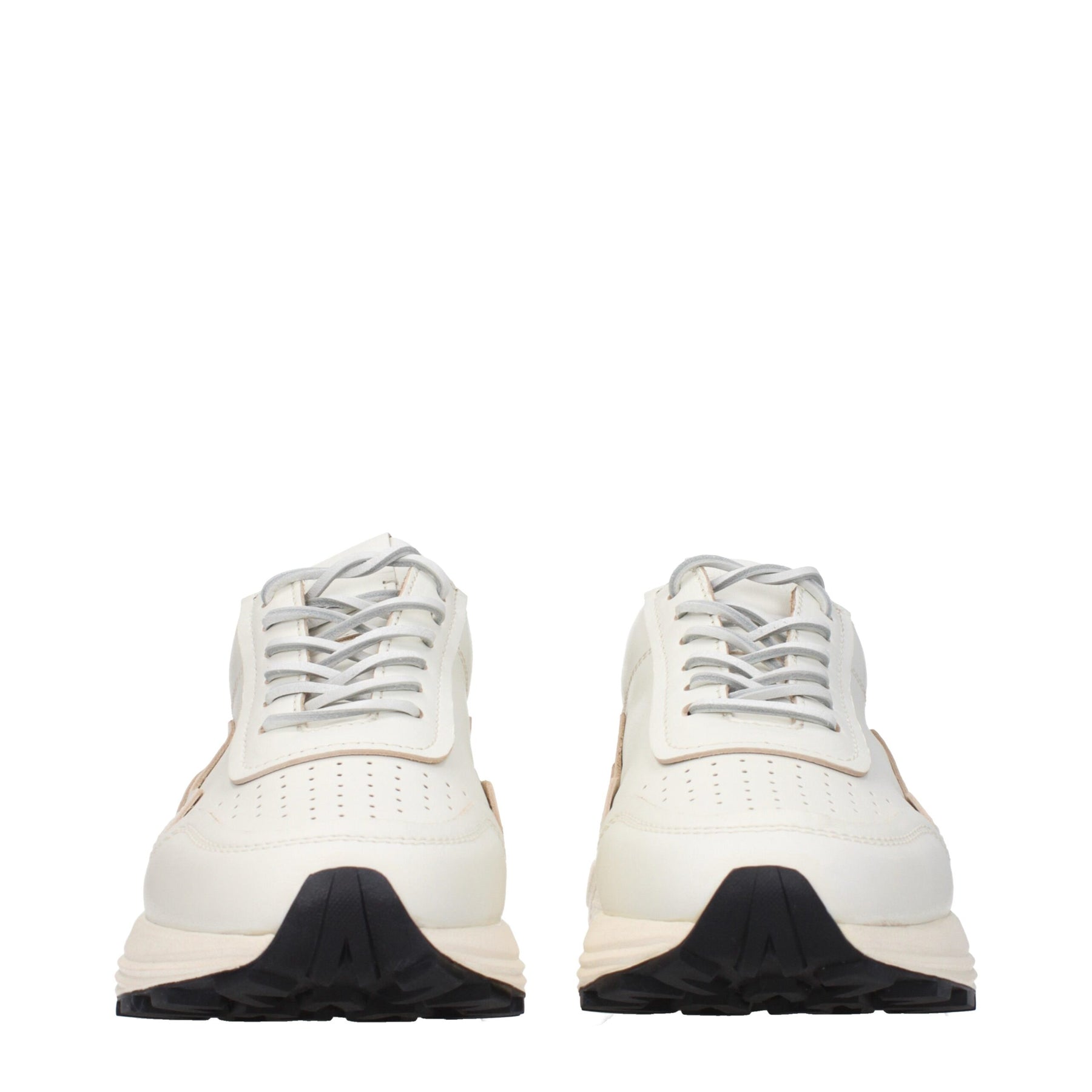 Buttero White Leather Low Top Sneakers | Regal Royce