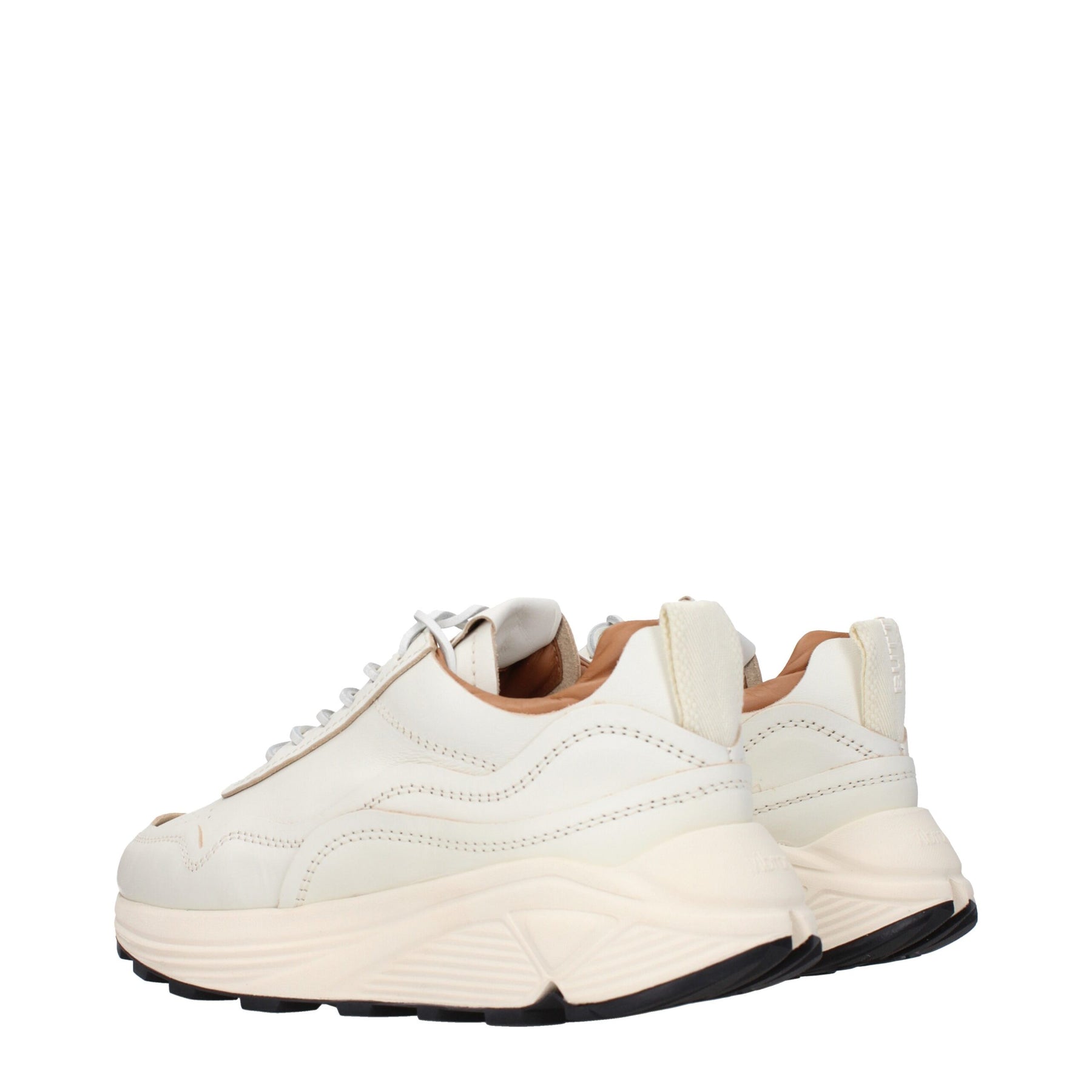 Buttero White Leather Low Top Sneakers | Regal Royce