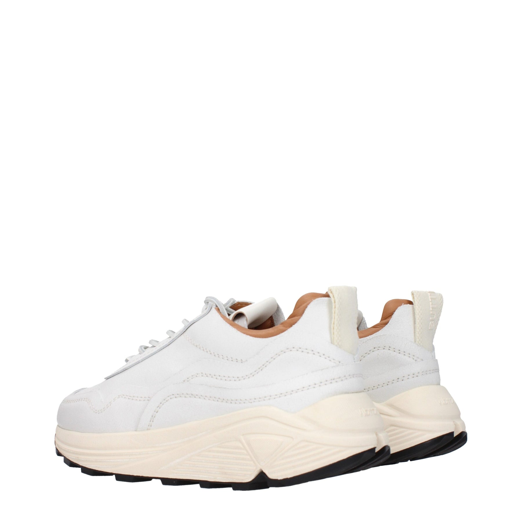 Buttero White Leather Chunky Sneakers | Regal Royce