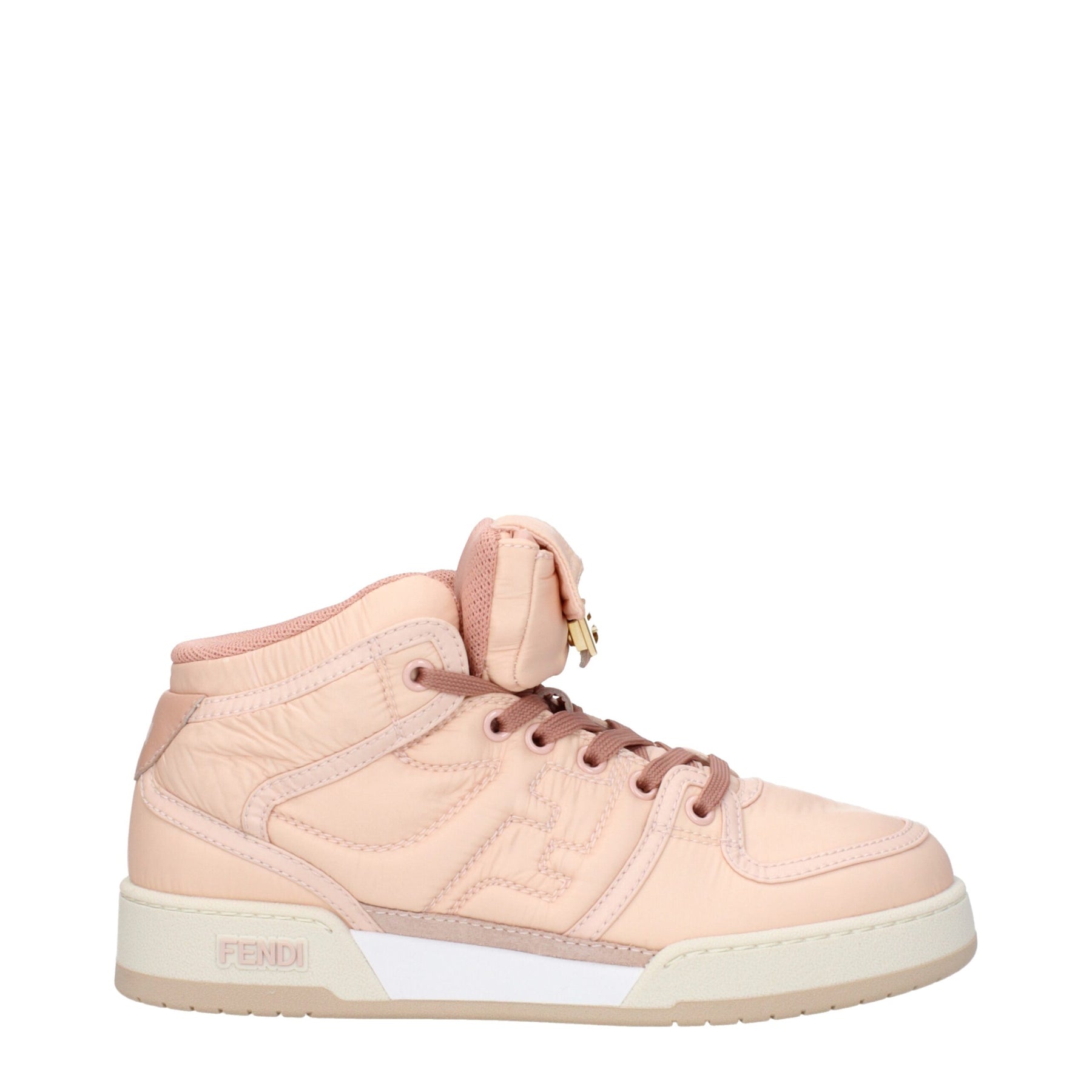 Fendi Pink Nylon High Top Sneakers | Regal Royce