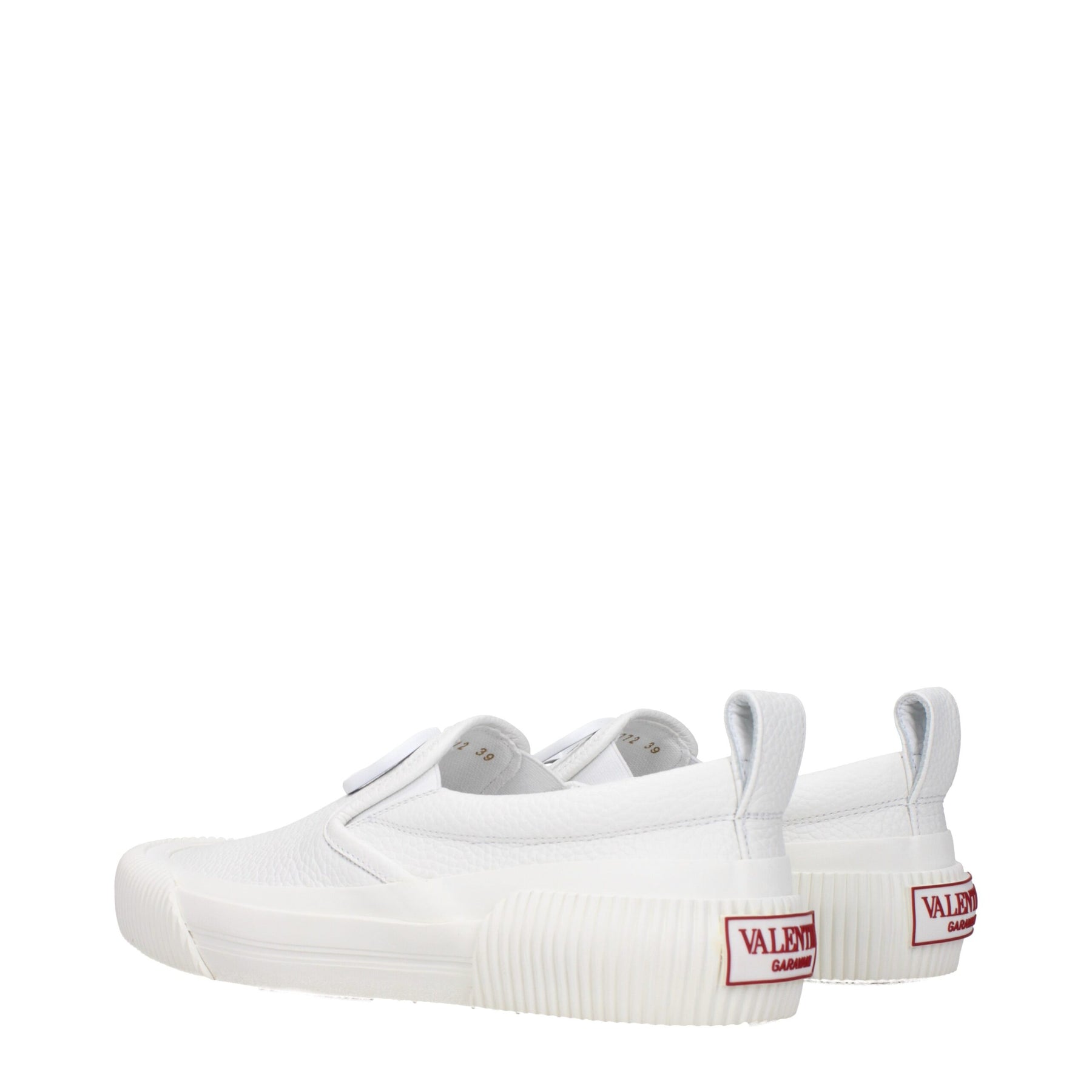Valentino Garavani White Leather Slip-On Loafers | Regal Royce