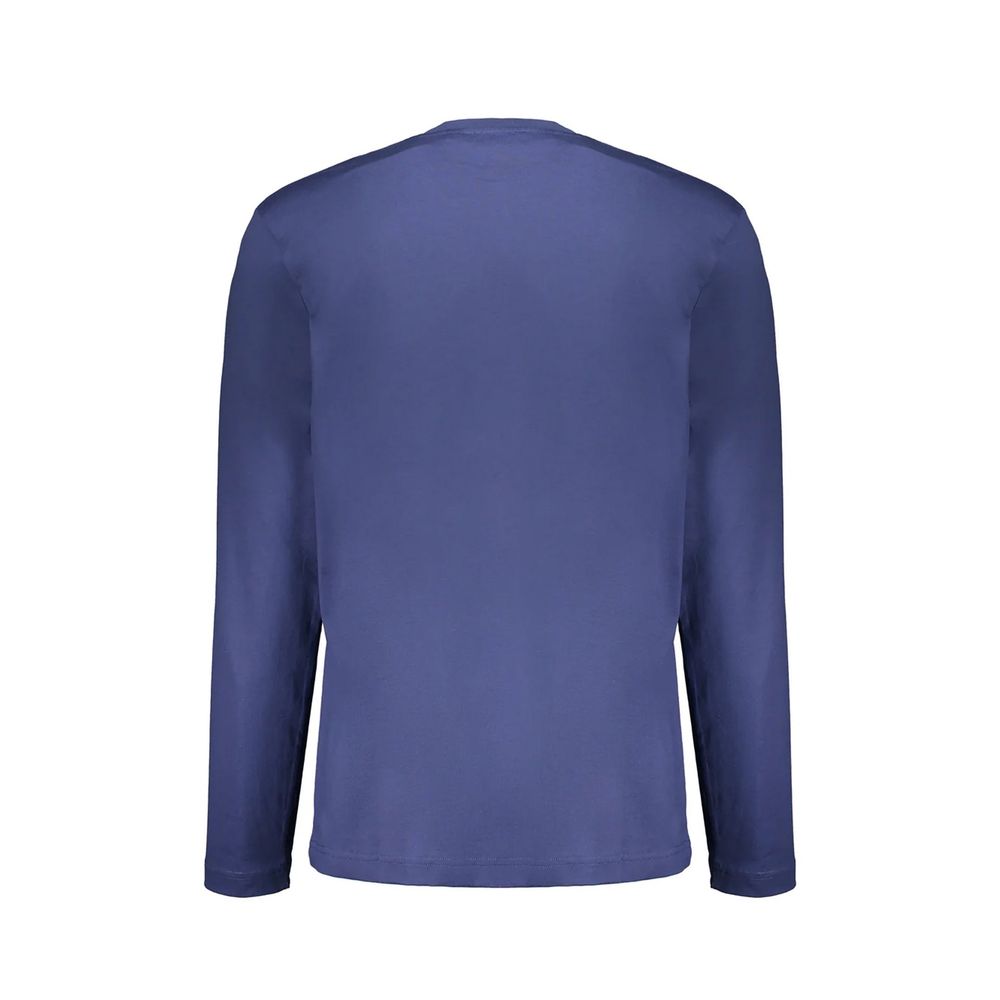 Off-White Blue Cotton T-Shirt | Regal Royce