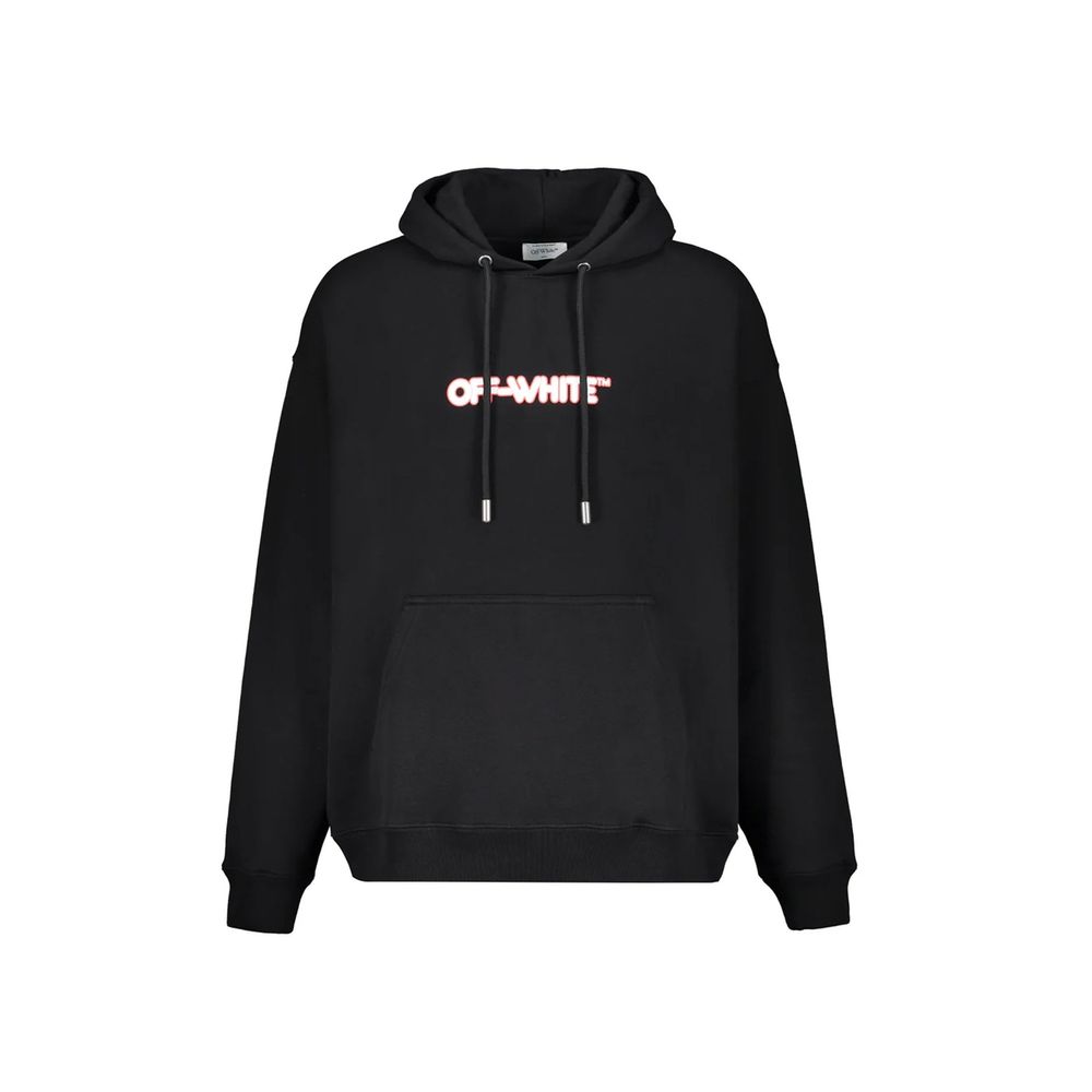 Off-White Black Cotton Sweatshirt | Regal Royce