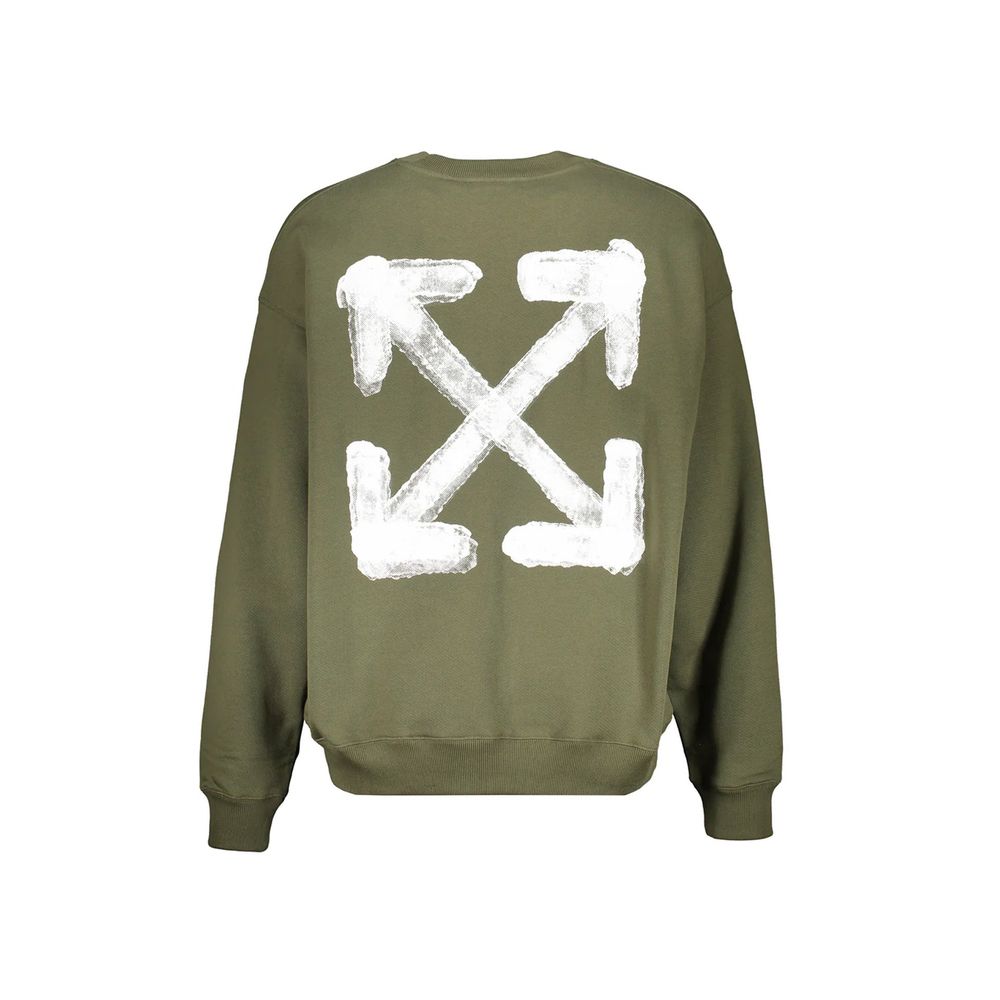 Off-White Bicolor Cotton Sweatshirt | Regal Royce