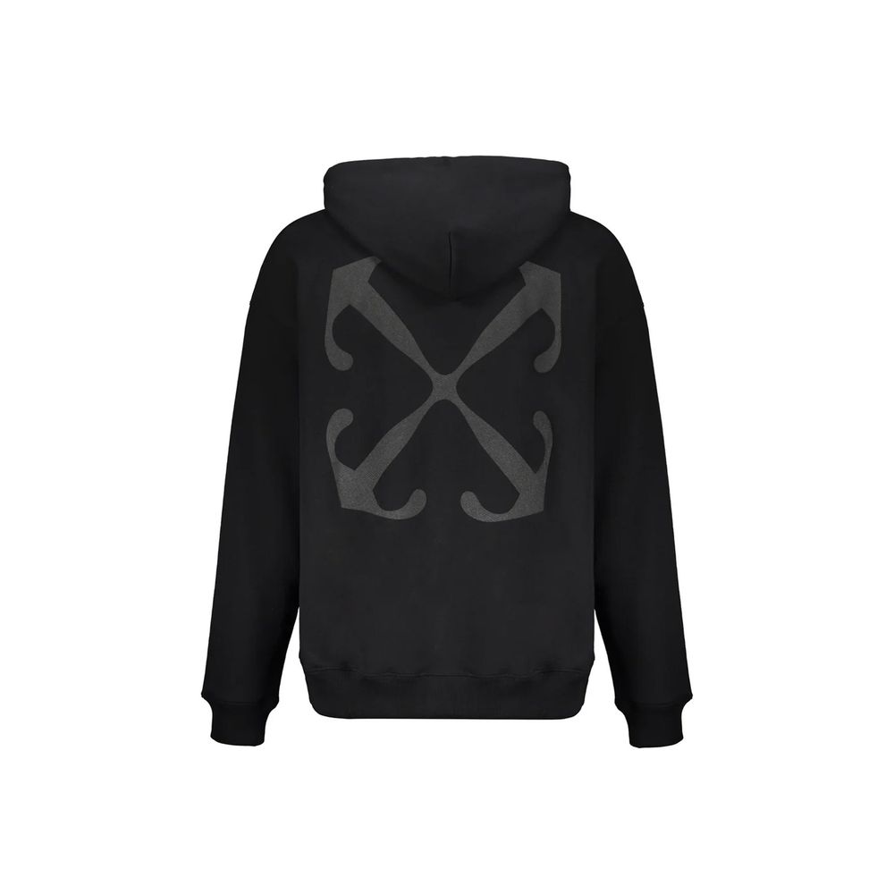 Off-White Black Cotton Sweatshirt | Regal Royce
