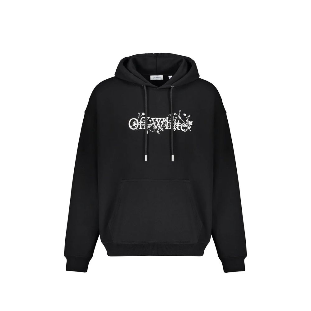 Off-White Black Cotton Sweatshirt | Regal Royce