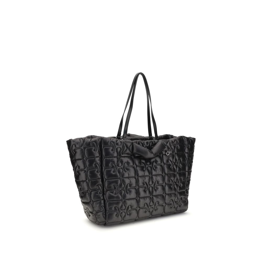 Ganni Black Polyamide Handbag | Regal Royce
