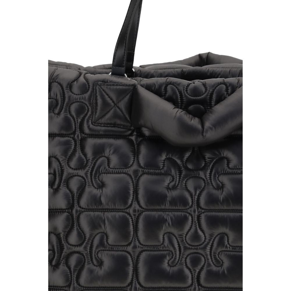 Ganni Black Polyamide Handbag | Regal Royce