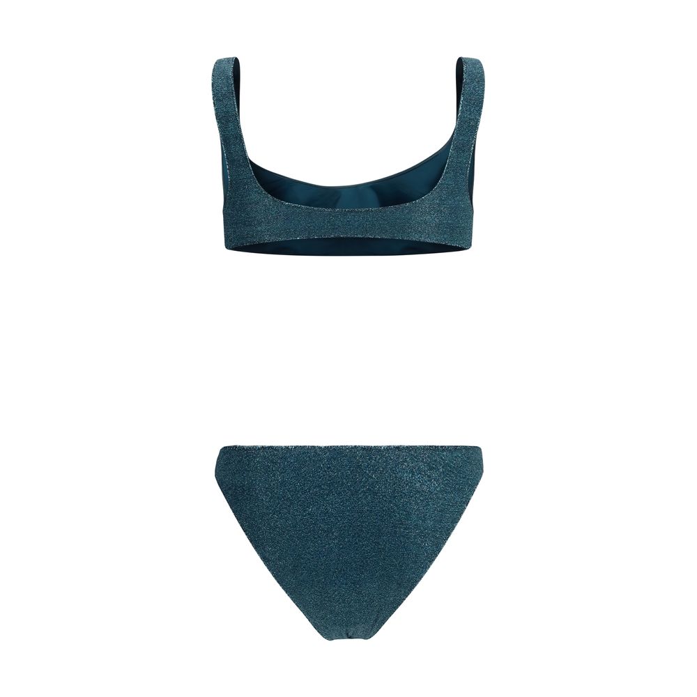 Oséree Blue Polyamide One-Piece Swimsuit | Regal Royce