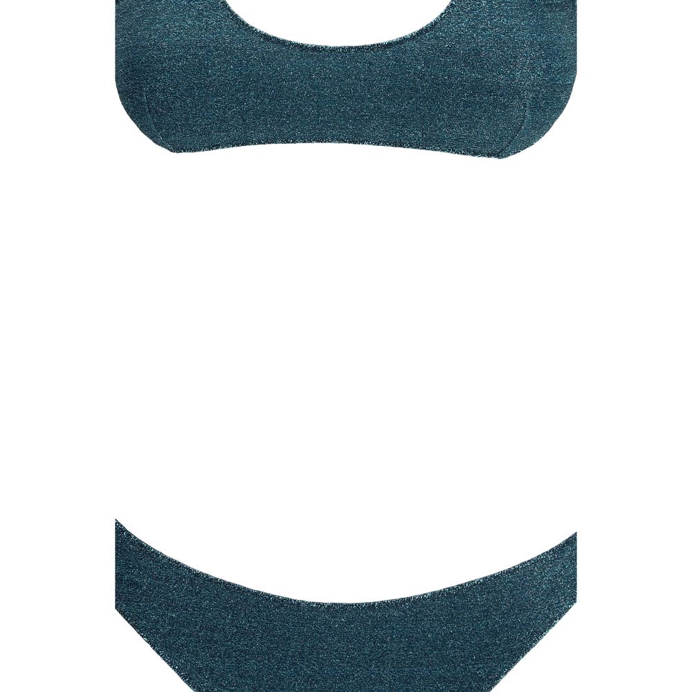 Oséree Blue Polyamide One-Piece Swimsuit | Regal Royce