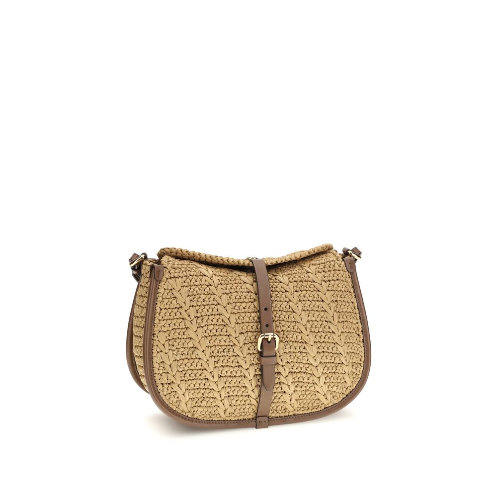 Etro Beige Raffia Shoulder Bag | Regal Royce