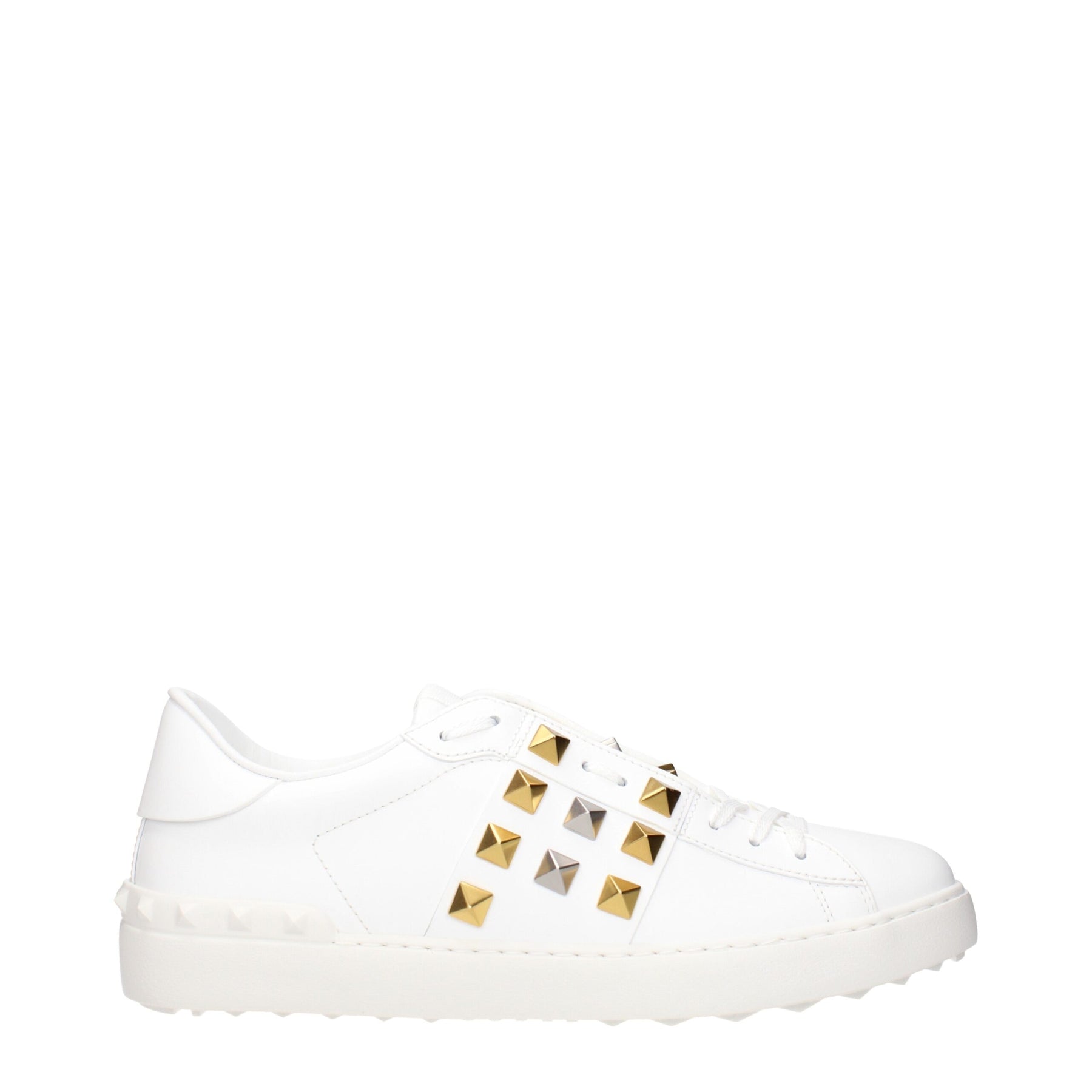Valentino Garavani White Leather Low Top Sneakers | Regal Royce