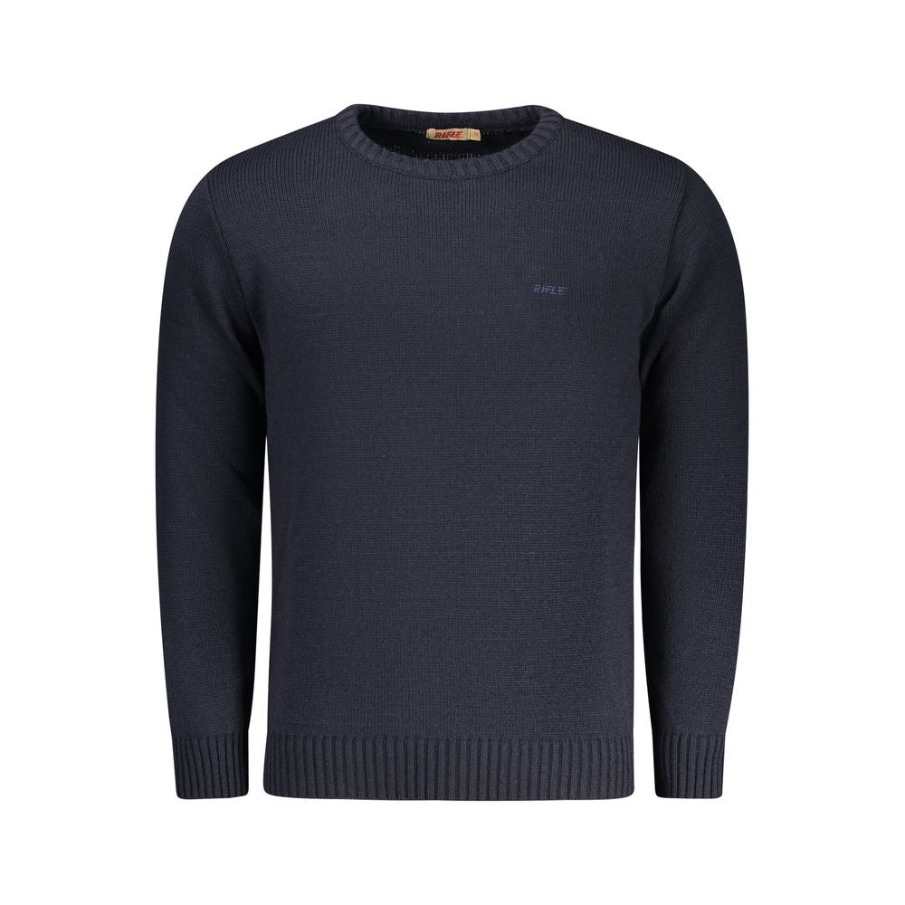 Rifle Blue Acrylic Men's Sweater | Regal Royce