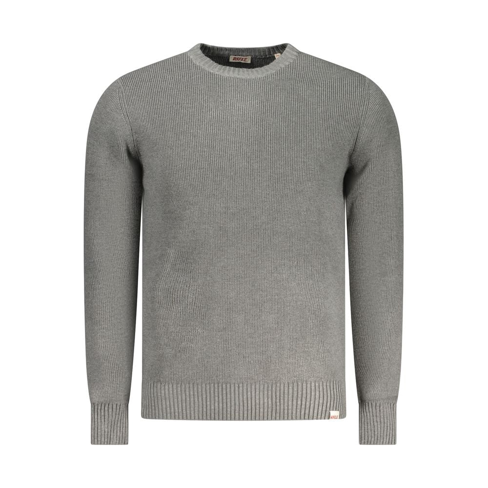 Rifle Grigio Viscosa Men Sweater | Regal Royce