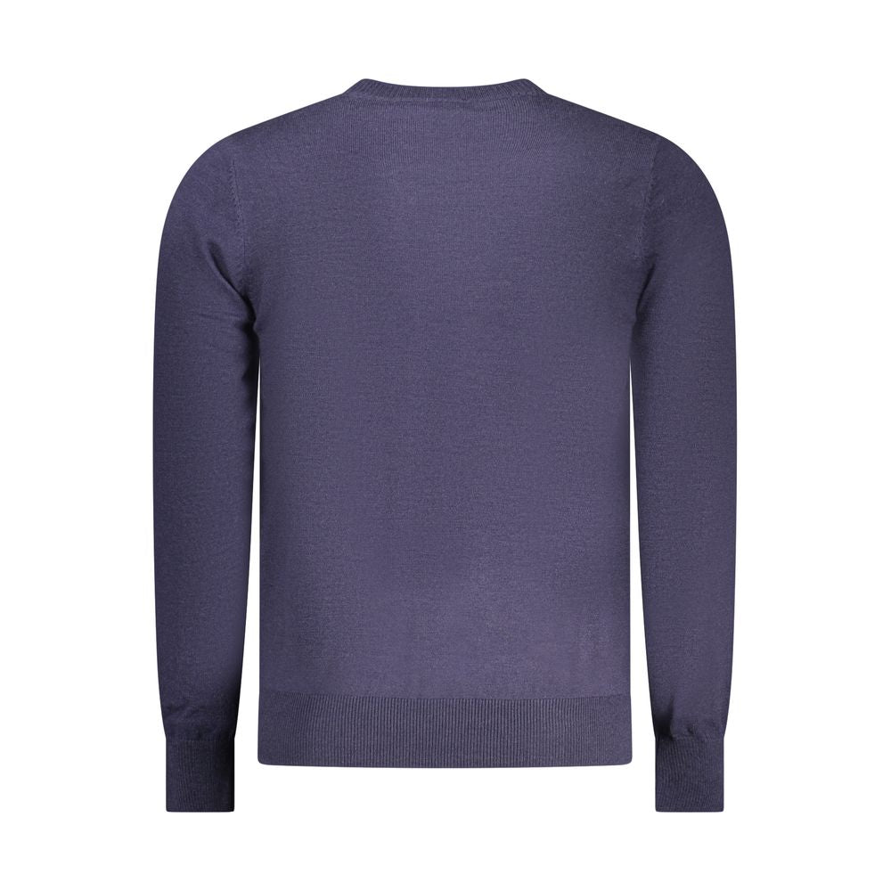 Rifle Blue Polyester Men's Sweater | Regal Royce