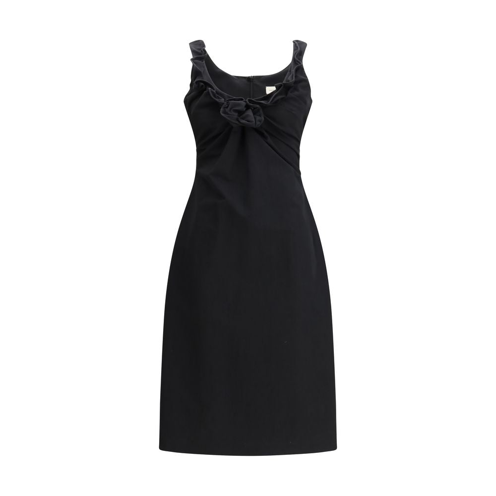 Magda Butrym Black Cotton Casual Dress | Regal Royce