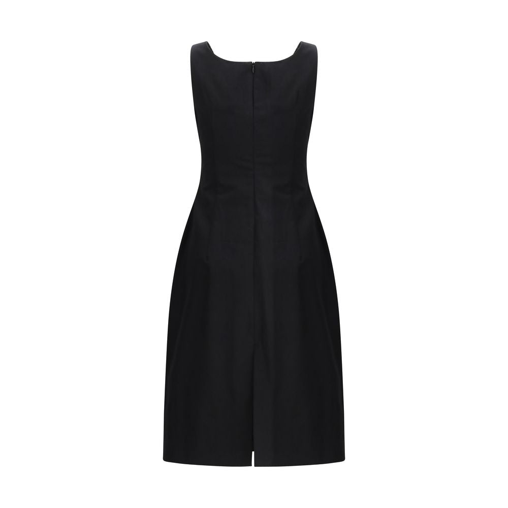 Magda Butrym Black Cotton Casual Dress | Regal Royce