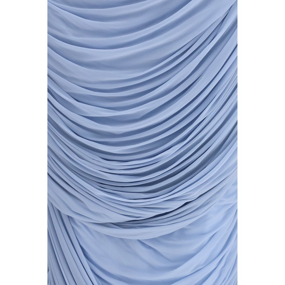Magda Butrym Light Blue Copper Midi Skirt | Regal Royce