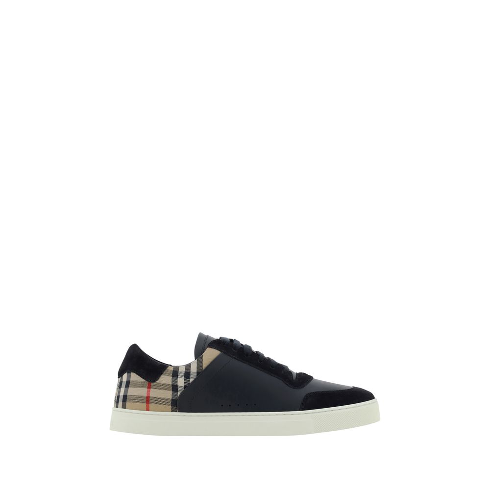 Burberry Multicolor Calf Leather Bos Taurus Low Top Sneakers | Regal Royce