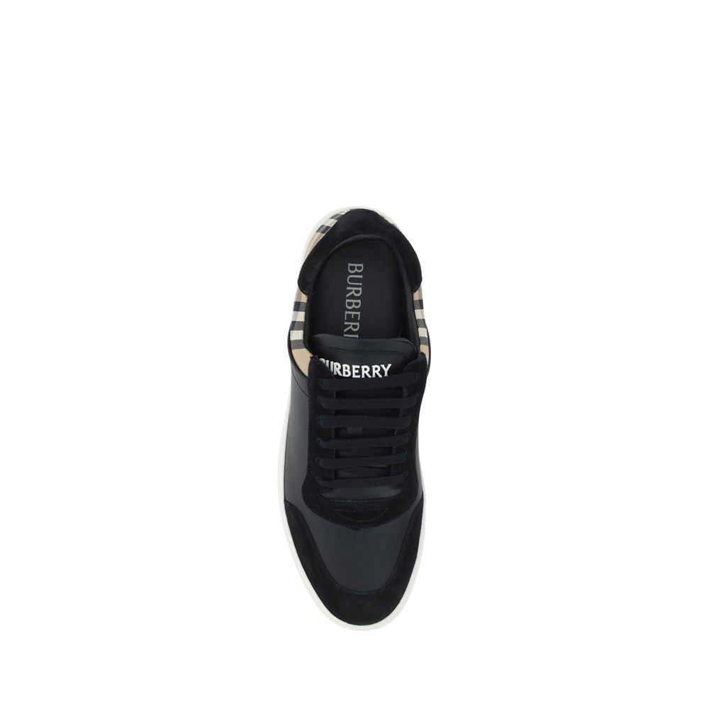 Burberry Multicolor Calf Leather Bos Taurus Low Top Sneakers | Regal Royce
