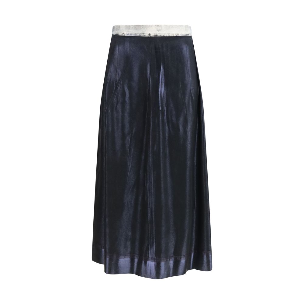 Margiela Blue Acetate Midi Skirt | Regal Royce