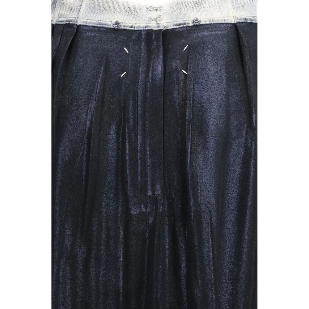 Margiela Blue Acetate Midi Skirt | Regal Royce