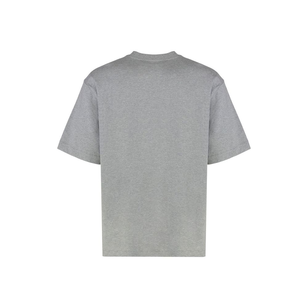 Off-White Gray Cotton T-Shirt | Regal Royce