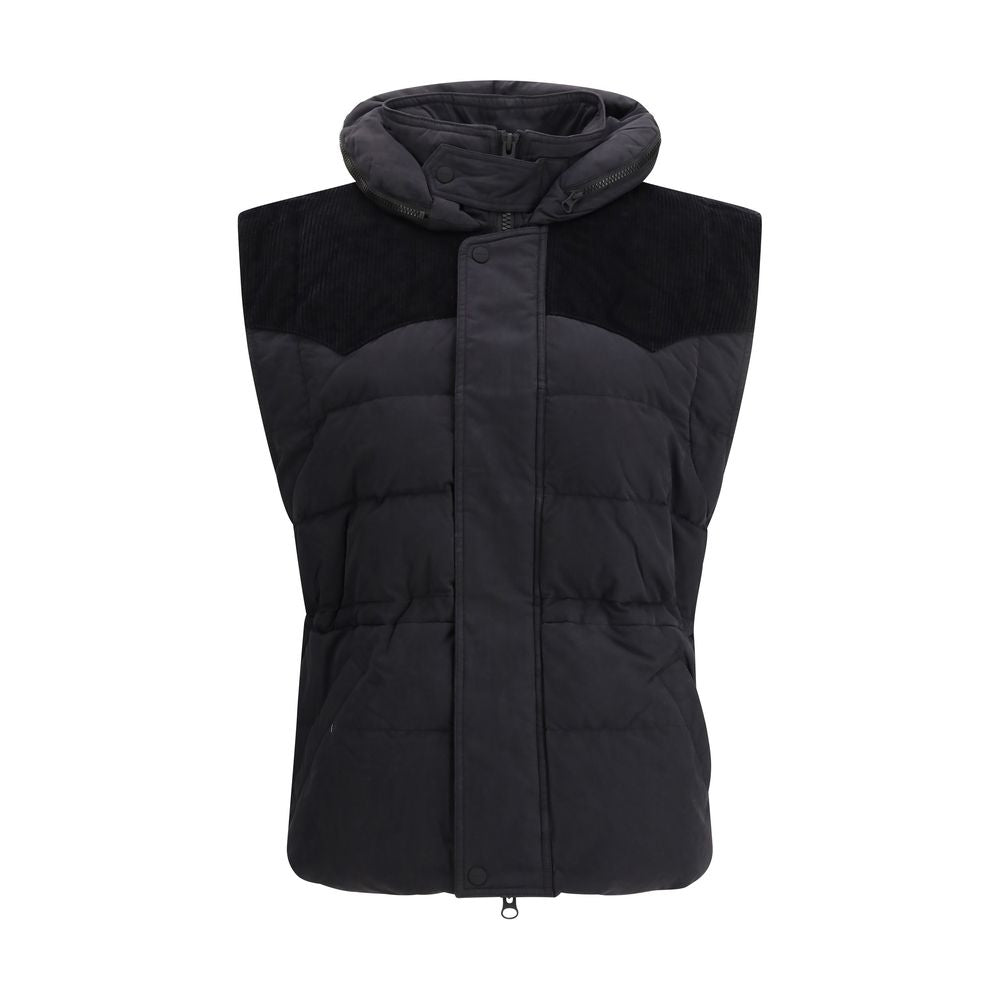 Marant Etoile Black Polyamide Sleveless Jacket | Regal Royce