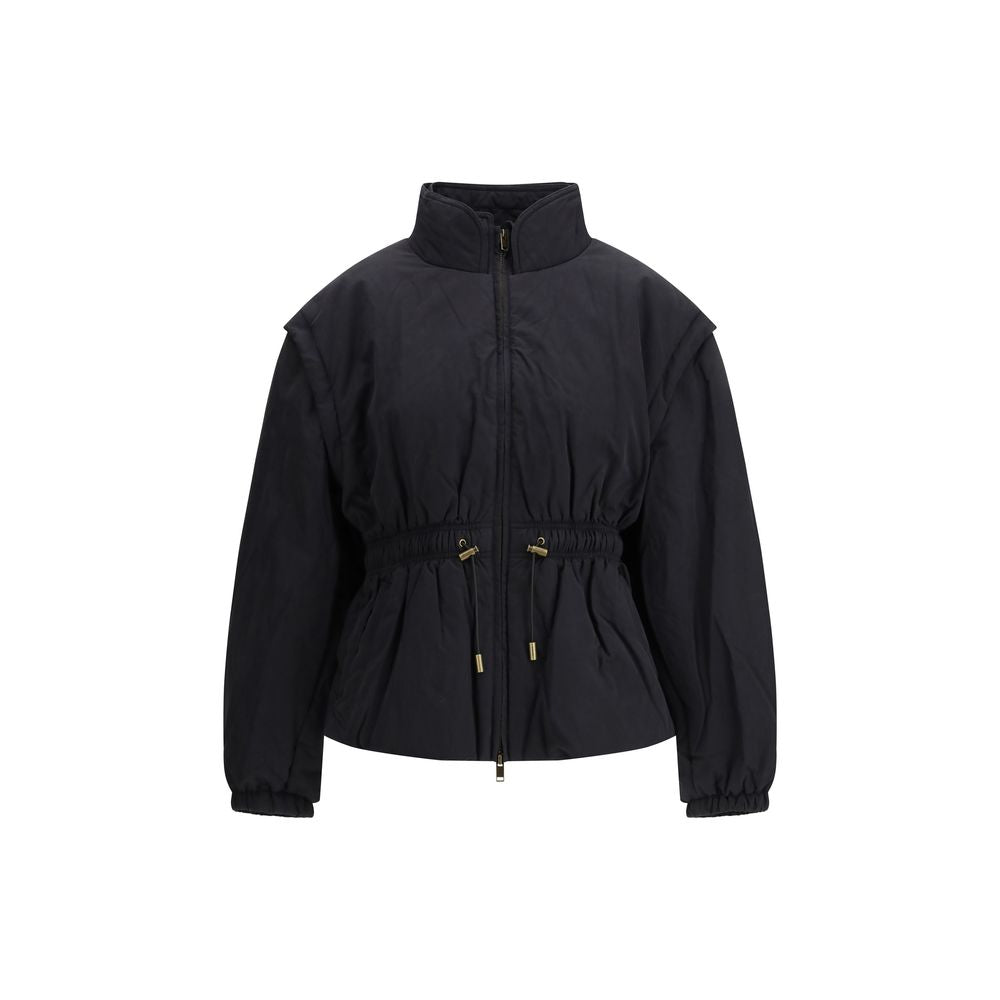 Marant Etoile Black Polyamide Coat | Regal Royce
