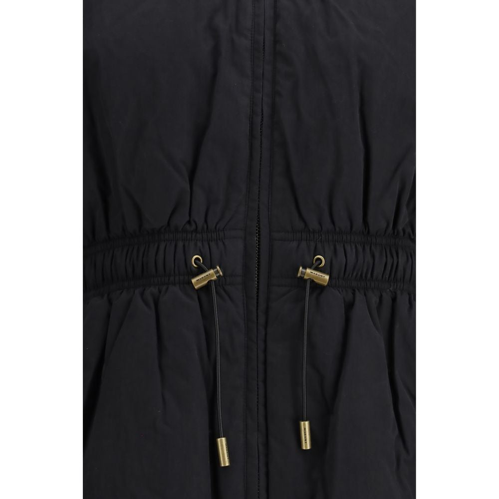 Marant Etoile Black Polyamide Coat | Regal Royce