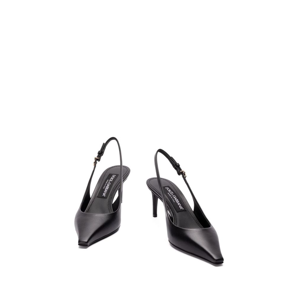 Dolce & Gabbana Black Calfskin Pumps | Regal Royce
