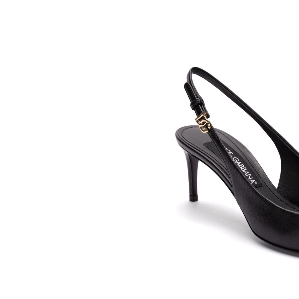 Dolce & Gabbana Black Calfskin Pumps | Regal Royce