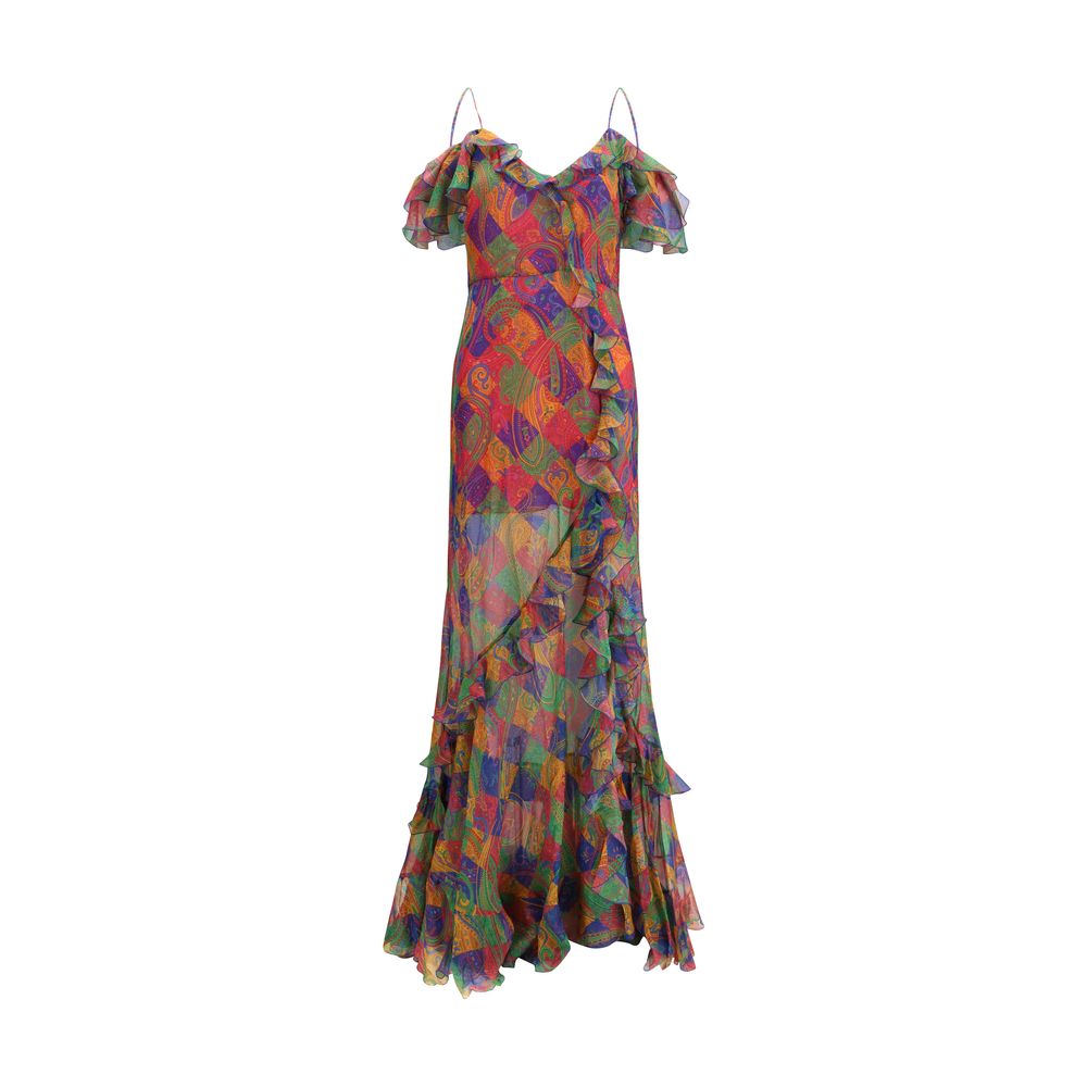 Etro Multicolor Silk Casual Dress | Regal Royce