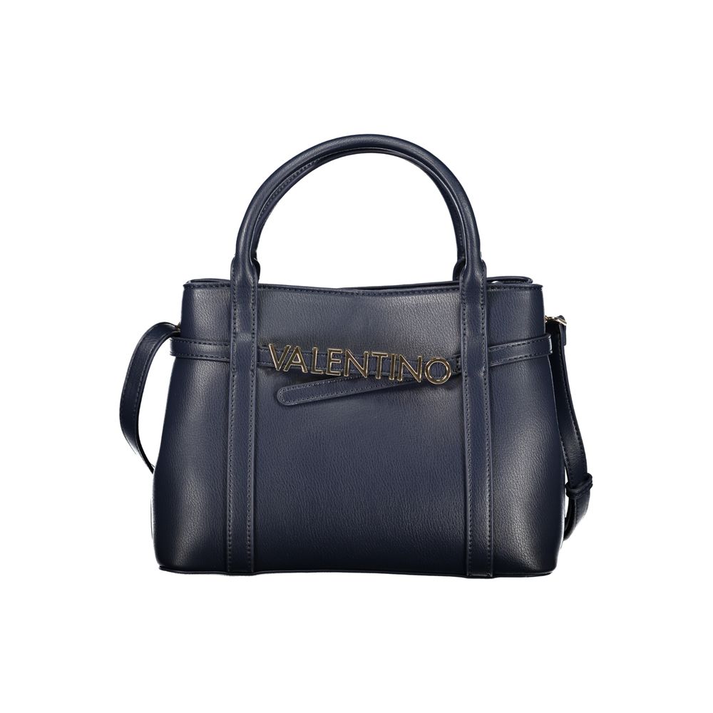 Mario Valentino Blu Polyurethane Woman Handbag | Regal Royce