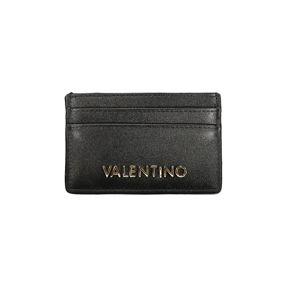 Mario Valentino Black Polyurethane Women Wallet | Regal Royce