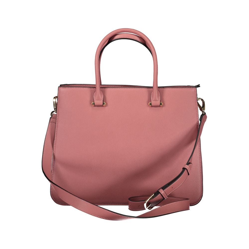 Mario Valentino Rosa Polyurethane Women Handbag | Regal Royce
