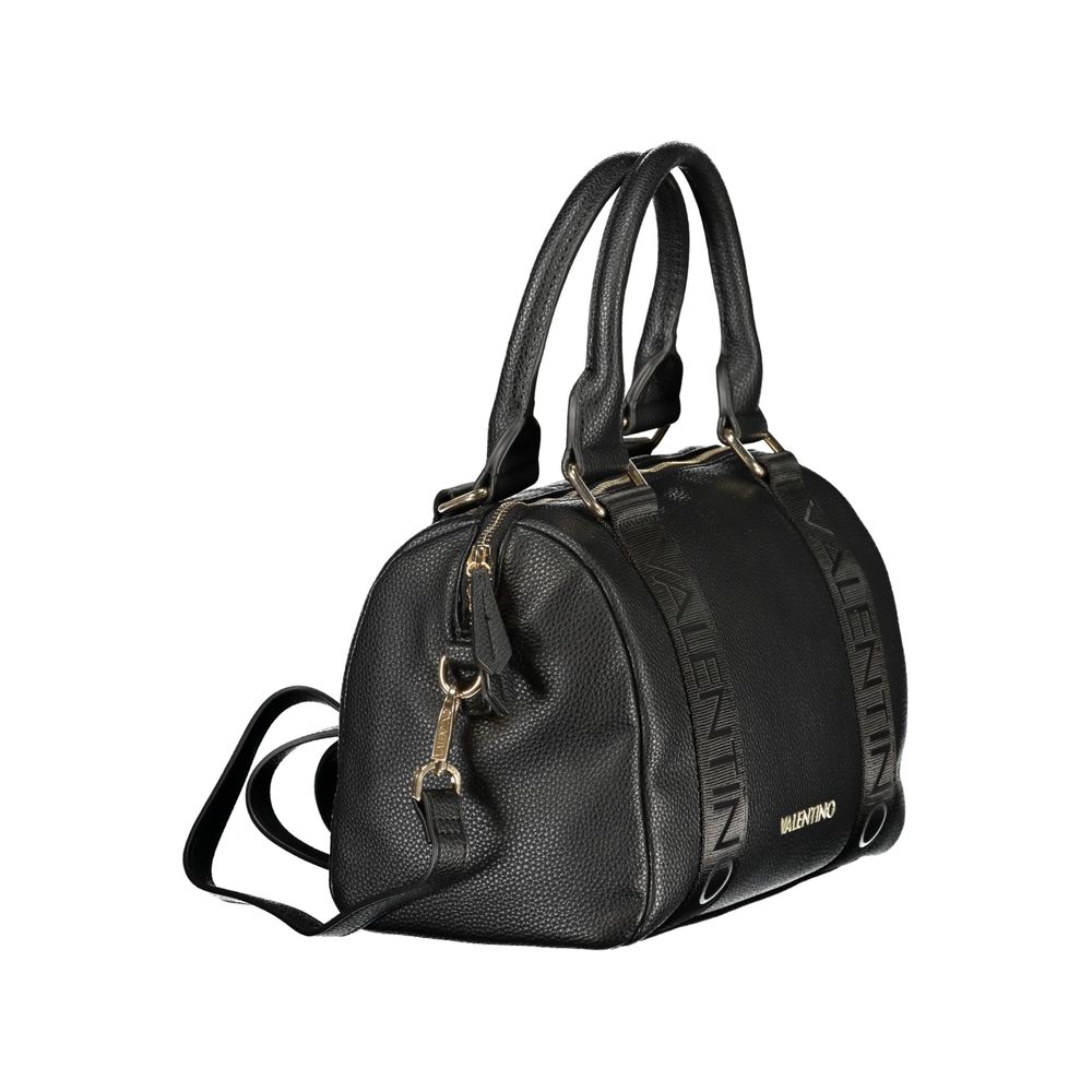 Mario Valentino Nero Polyurethane Women Handbag | Regal Royce