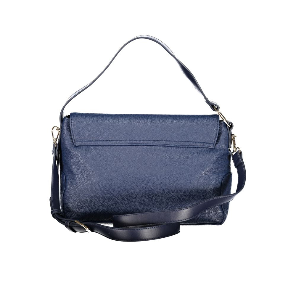 Mario Valentino Blue Polyurethane Women Shoulder Bag | Regal Royce