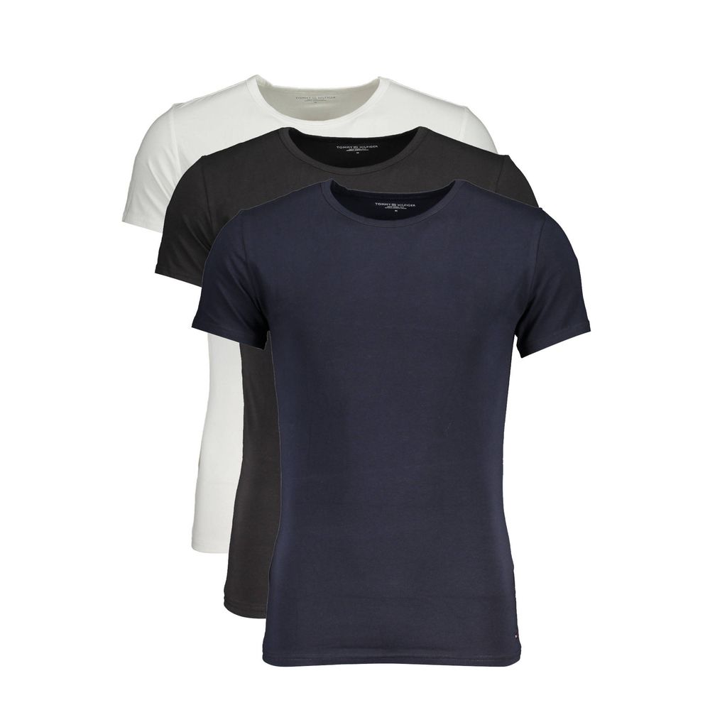 Tommy Hilfiger Black Cotton Men T-Shirt | Regal Royce